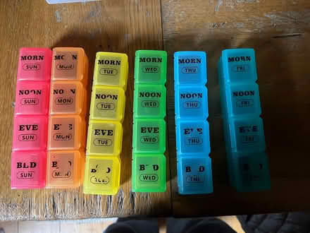 Photo of free Plastic Boxes for pills - see photo (West Horsham) #3