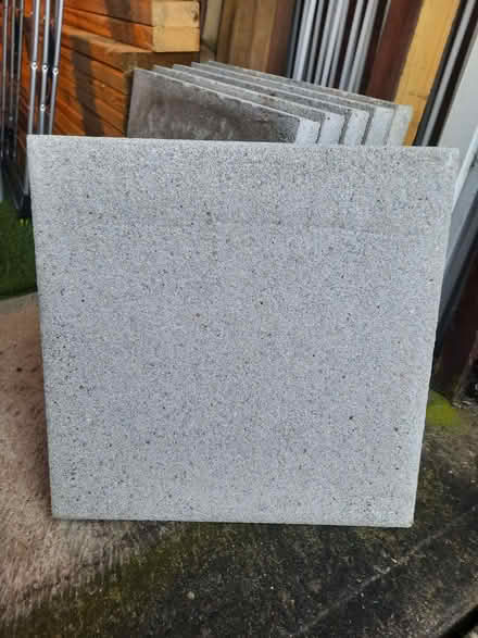 Photo of free 6x grey textured slabs 450x450x35 (Welton LN2) #2