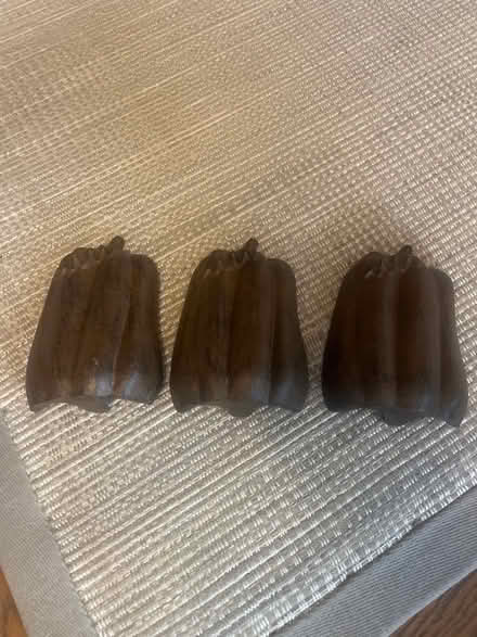 Photo of free Fall decor, 3 metal pumpkins (Chevy Chase, md) #1