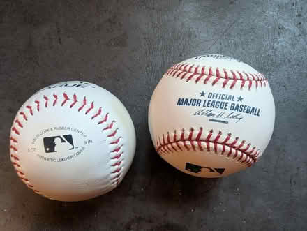 Photo of free Two unused baseballs (Seattle Bitter Lake) #1