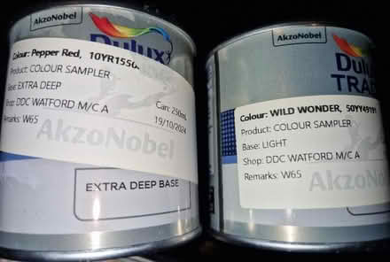 Photo of free Tester dulux paints 250ml (North Watford WD24) #1