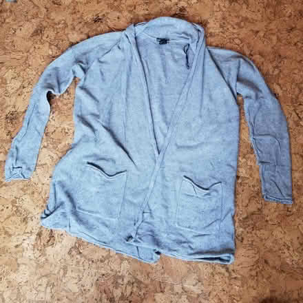 Photo of free Grey cardigan size S (12) (Gloucester) #2