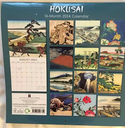 Photo of free 2024 Hokusai calendar - for pictures only (West Hill BN1) #2