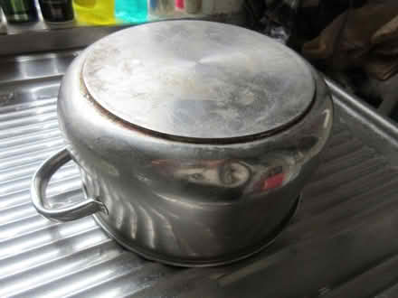 Photo of free Large stainless steel casserole pan (Portslade Village BN41) #3