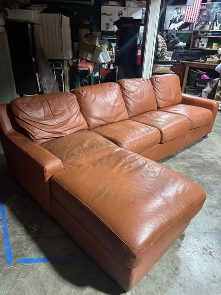 Photo of free Leather sofa sectional (Finn Hill) #1