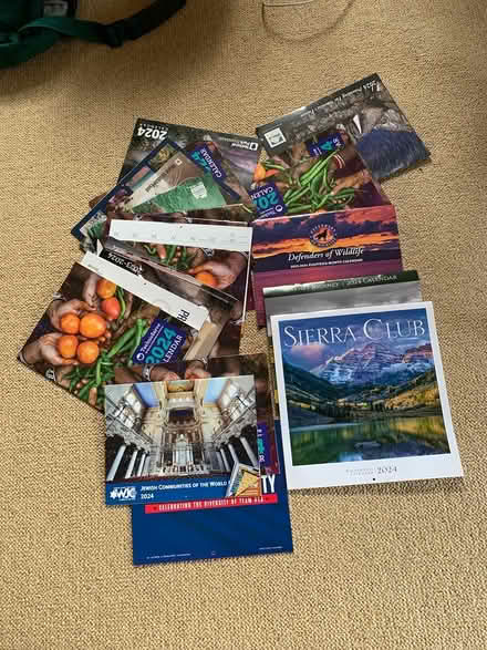 Photo of free collage fodder 2024 calendars (Greenwood) #1