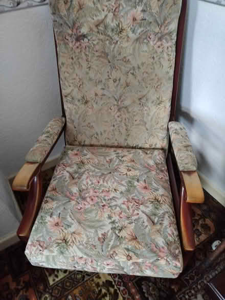 Photo of free Cintique Chair & Footstool (Newcastle ST5) #1