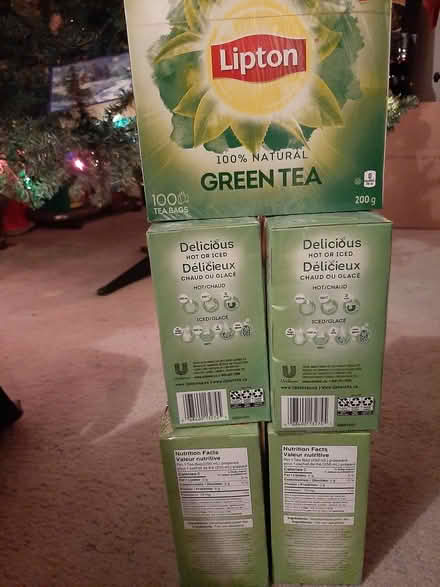 Photo of free Green tea boxes expired Jul 2024 (Brampton/Mississ) #1