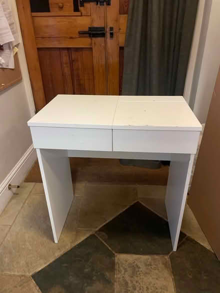 Photo of free 2 white Vanity tables (Green st green br6) #1