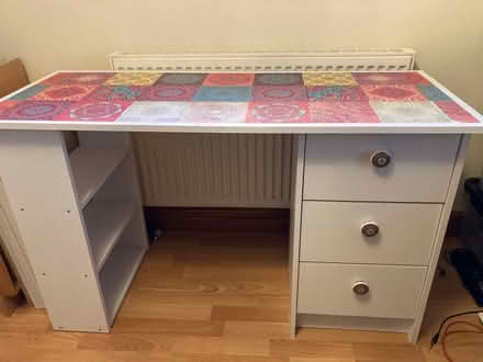 Photo of free Table with 3 drawers. (Ifton Heath SY11) #1