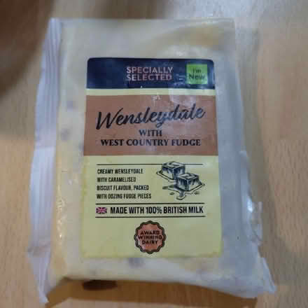 Photo of free Wensleydale cheese with fudge pieces (New Town CO1) #1