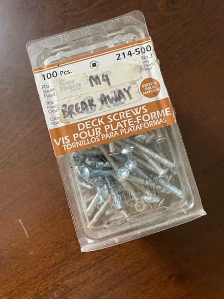 Photo of free Pack of M4 Breakaway Screws (Mimico-Royal York & Lakeshore) #2