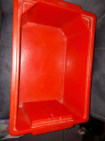 Photo of free Red plastic storage box (Firth Park S5) #1