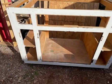 Photo of free 3 old kitchen cabinet bases (Candelaria/Eubank) #3