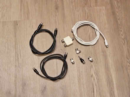 Photo of free TV Aerial (RF) cables and adaptors mixed (Bengeo SG14) #1