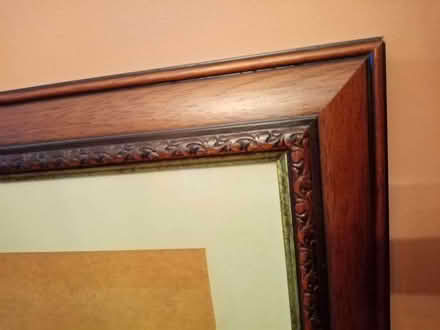 Photo of free Large wooden picture frame (Kidderminster DY10) #2