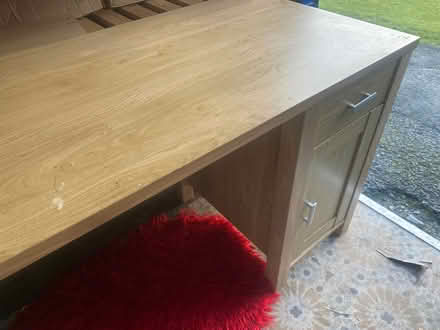 Photo of free Wooden desk (Elan Village LD6) #1