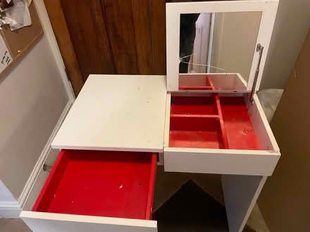 Photo of free 2 white Vanity tables (Green st green br6) #2