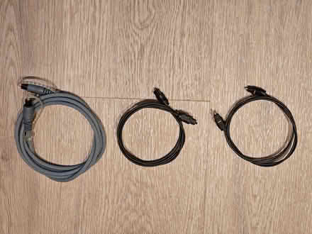 Photo of free 3 x optical (TOSlink) cables (Bengeo SG14) #1