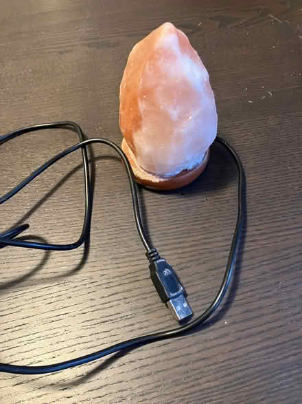 Photo of free Himalayan salt lamp with USB cord (Near Carlingwood Mall) #1