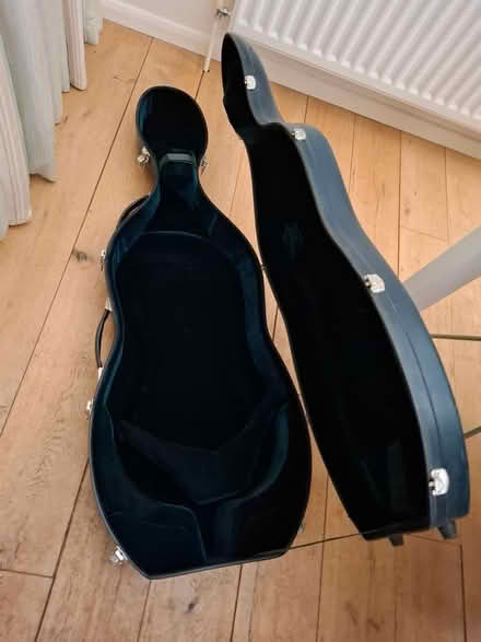 Photo of free Hard cello case with wheels (Wenhaston) #2