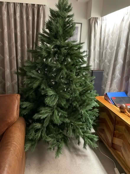 Photo of free 7ft high artificial Christmas tree (SK7 Bramhall) #1