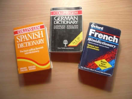 Photo of free Spanish, German, French dictionaries. (Flaxby HG5) #1