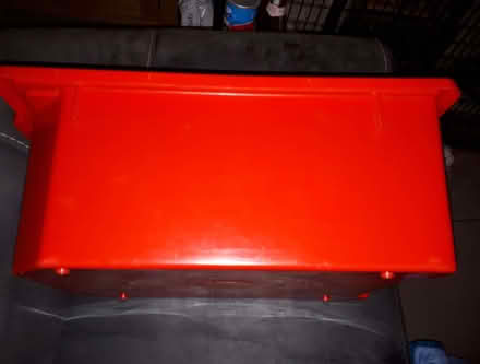 Photo of free Red plastic storage box (Firth Park S5) #2