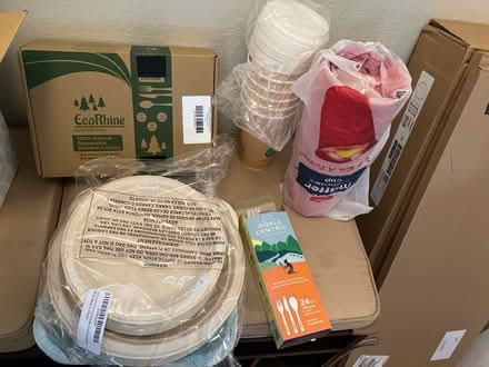 Photo of free Compostable plates, cups, cutlery (West woodland) #3