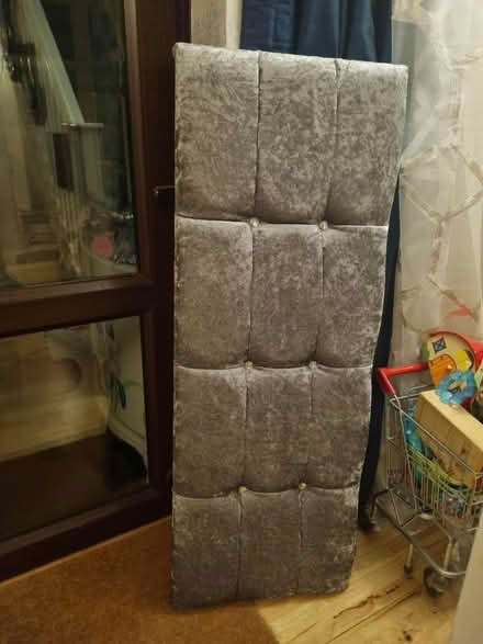 Photo of free Grey headboard (Morecambe LA44SQ) #1