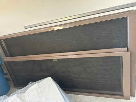 Photo of free Backyard sliding door frames w net (Palo Alto) #3