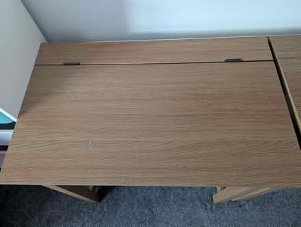 Photo of free Two Kids Desks (Oak Colour) (Bedwell SG1) #1