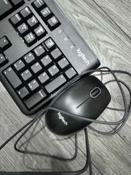 Photo of free Wired Logitech keyboard and mouse (NG8, Strelley) #3