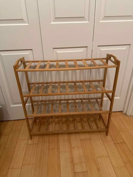 Photo of free Bamboo shoe rack (Stoke Newington N16) #1