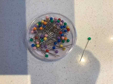 Photo of free Pot of dressmaking pins (Ballards CR2) #1