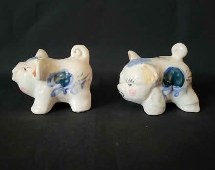 Photo of free Ceramic Pig Salt Pepper Shakers (Crescent Park) #2