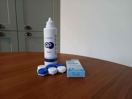 Photo of free GP Contact Lens solution etc (Woodside SE25) #1