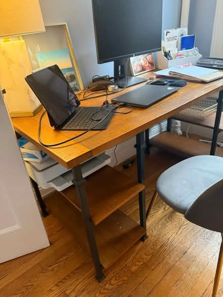 Photo of free Beautiful wood desk (West Village) #2