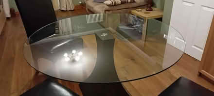 Photo of free Circular Glass Table (Hackney Cross WR13) #3