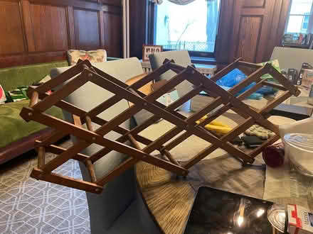 Photo of free Folding wood wine rack (Park Slope) #1