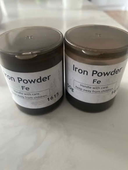 Photo of free Pots of iron powder (Donnington RG14) #1