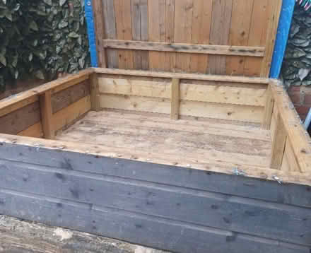 Photo of free Outside wooden storage box (CB8) #1