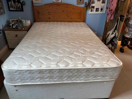 Photo of free Sturdy double divan bed (Bishop Auckland) #2