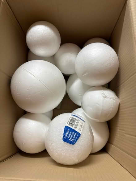 Photo of free Craft styrofoam balls (Near San Antonio and el Camino) #1