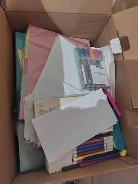 Photo of free Box of stationery (Ashfordby LE14) #1