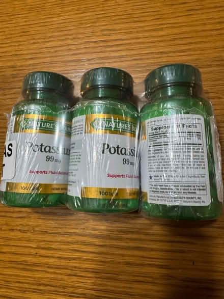 Photo of free Nature’s Bounty Potassium capsules (Picfair Heights) #1