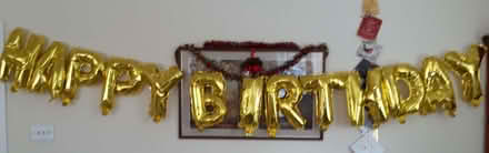 Photo of free A "Happy Birthday" blow-up decoration (Broadstone BH18) #1