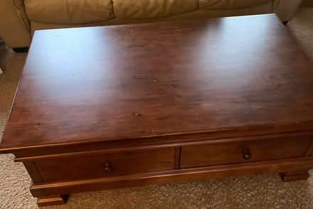 Photo of free Wood coffee table (SE Nville Royce and Braddock) #1