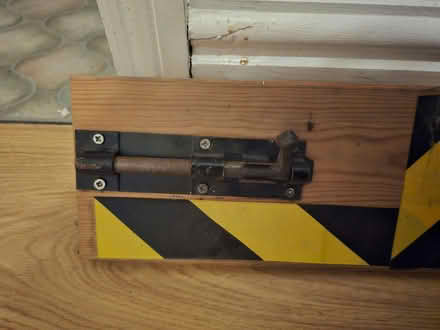 Photo of free Wood piece with hinge and bolt lock (Bedford Centre MK40) #2