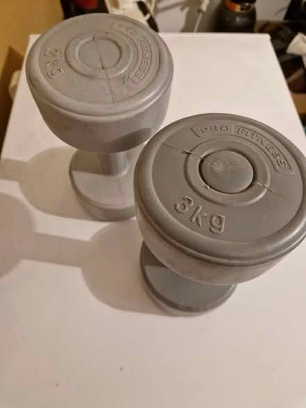 Photo of free Pair of 3kg dumbells (Kirkoswald CA10) #1